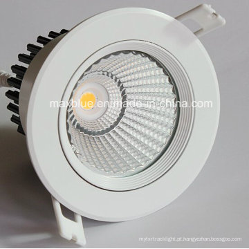 15W Epistar COB LED teto Downlight buraco 92 milímetros